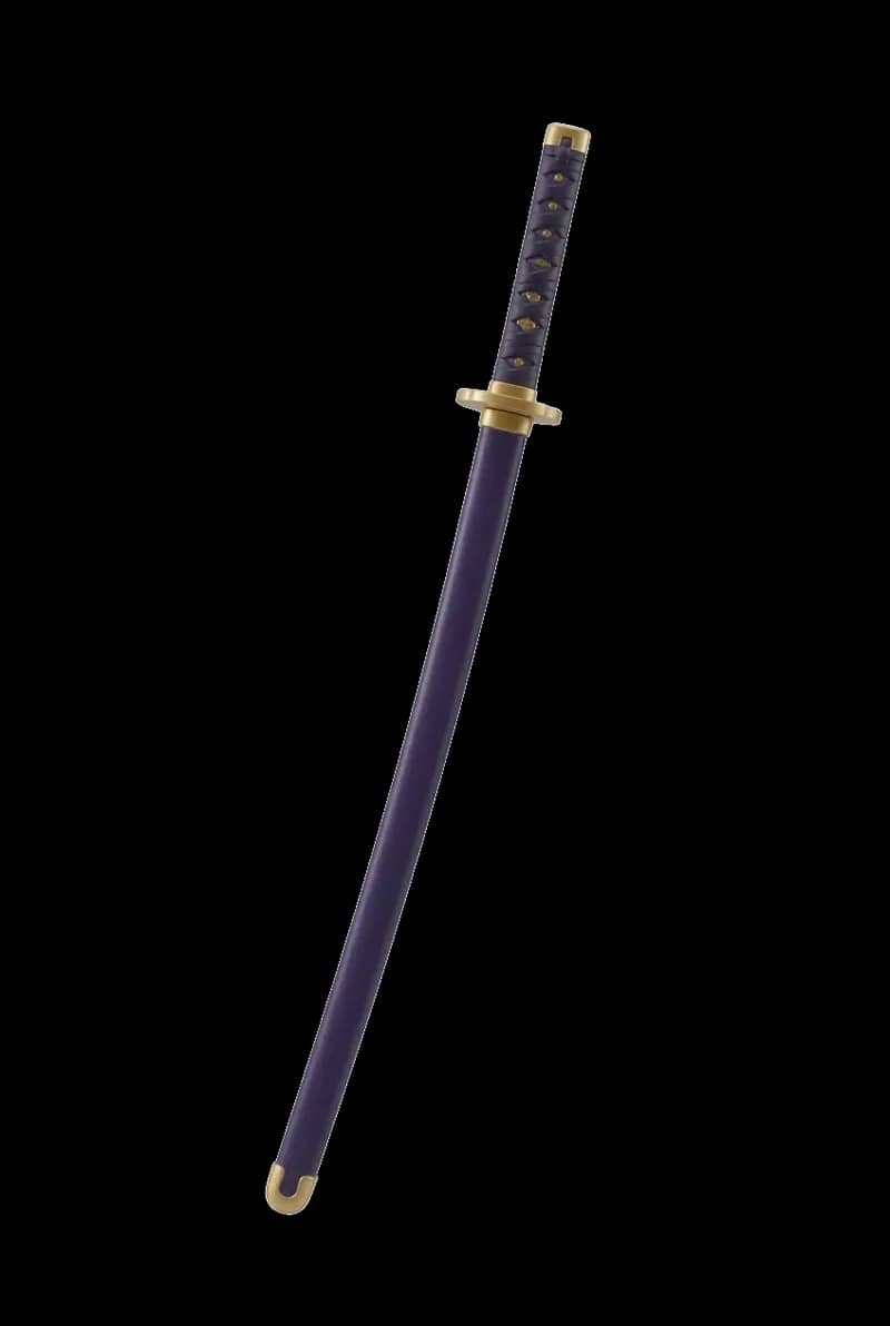 Isolated katana chunk
